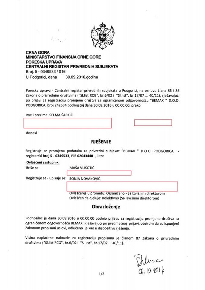 Информација XВИИИ 05/02-УП-38/4-24