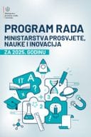 Програм рада Министарства просвјете, науке и иновација за 2025. годину