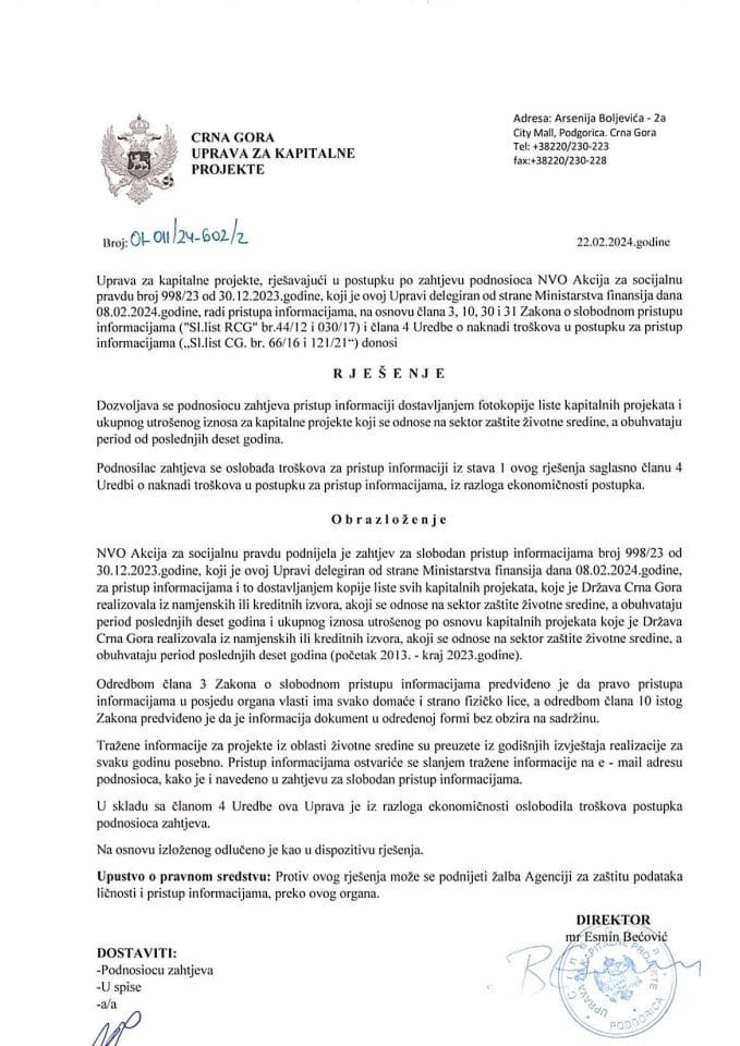 01-011_24-602_2_Рјешење о дозволи-НВО Акција за социјалну правду