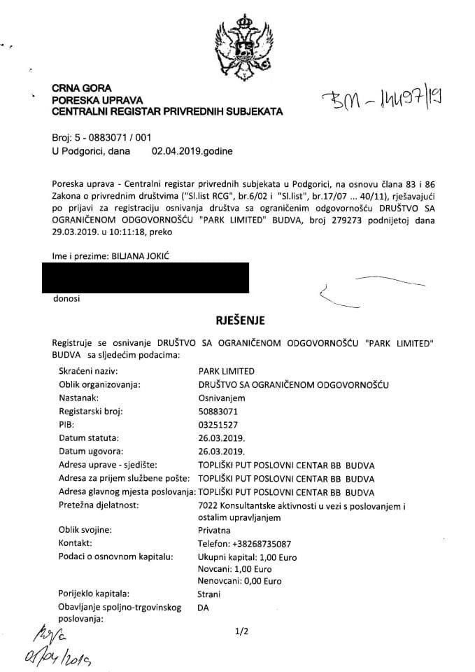 Informacija I 05/02-UP-322/6-24