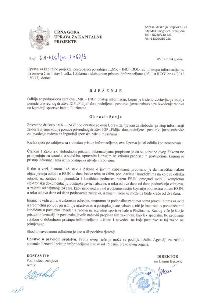 01-426_24-3462_3_Рјешење о одбијању Мк-инг