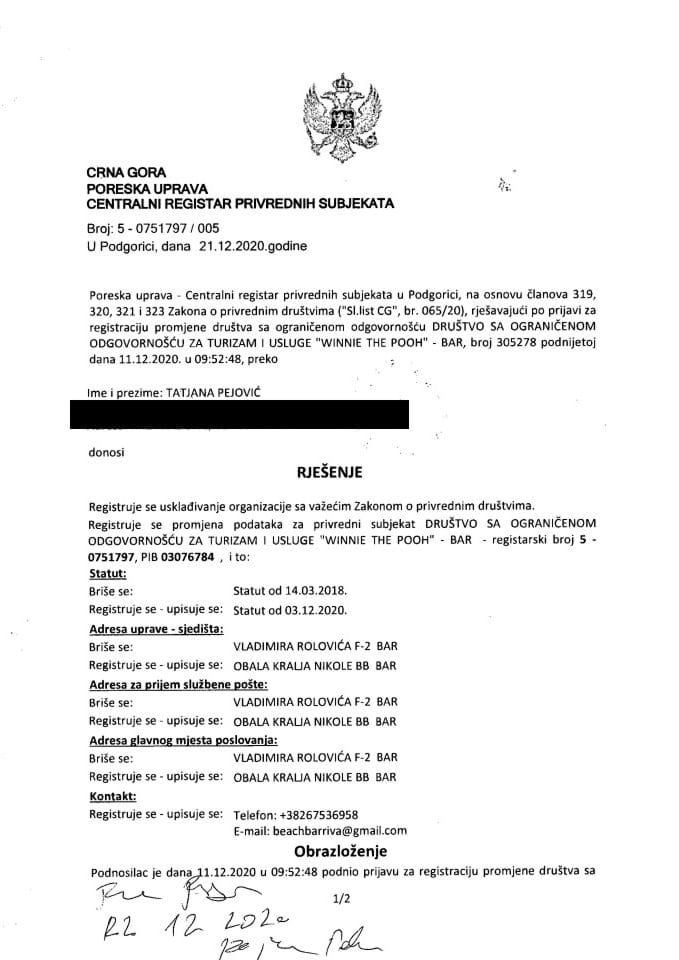 Informacija V 05/02-UP-291/6-24