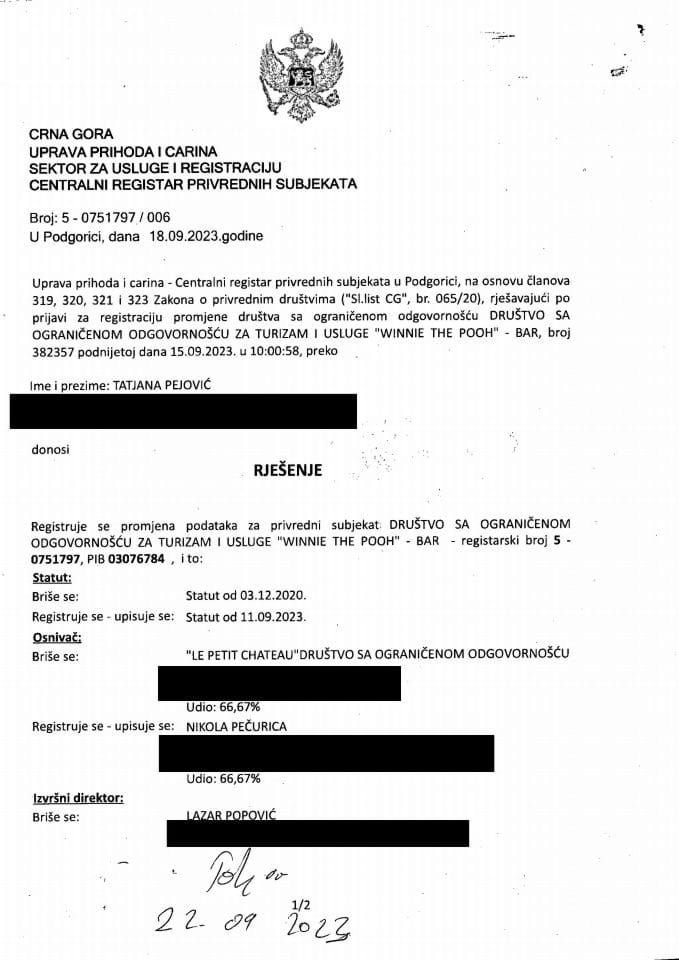Информација ВИ 05/02-УП-291/6-24