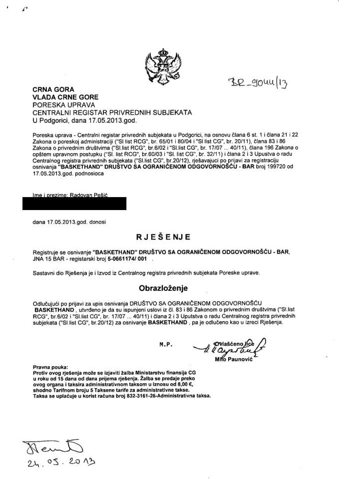 Informacija I 05/02-UP-289/6-24