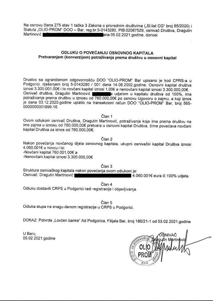 Информација И 05/02-УП-290/6-24