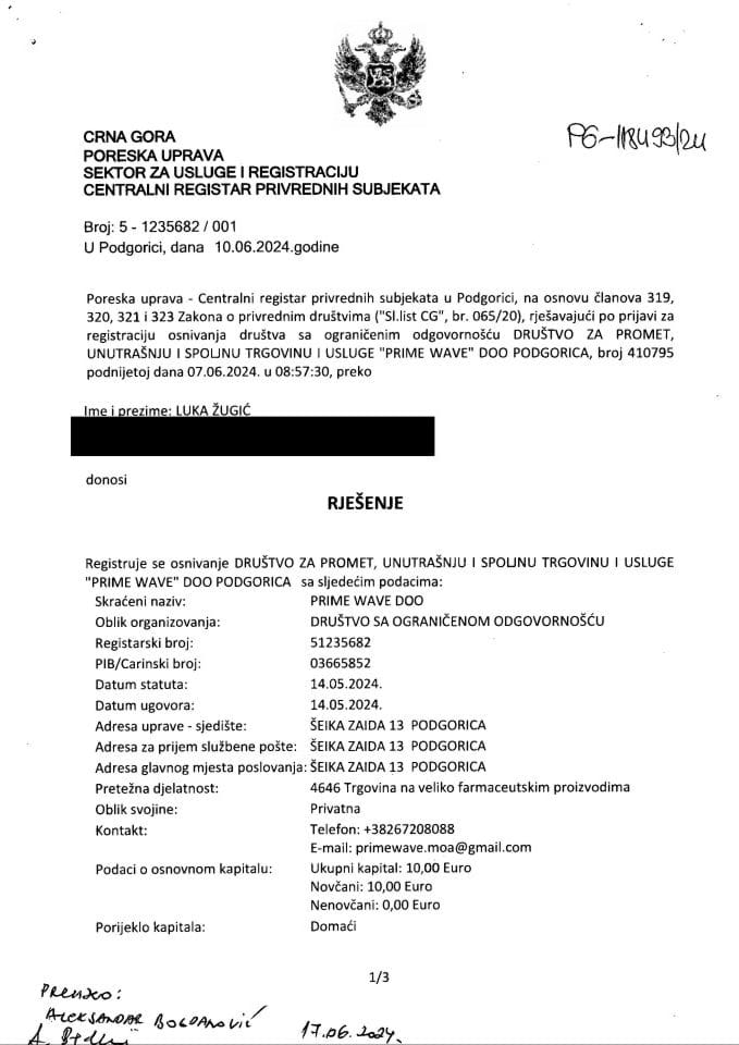 Informacija I 05/02-UP-287/6-24