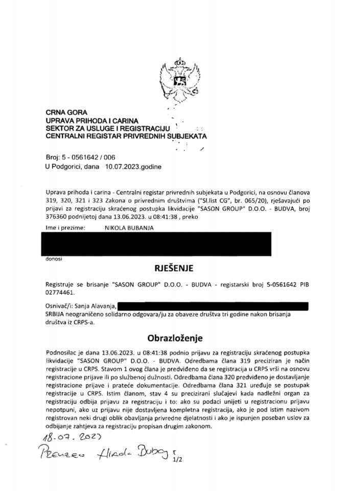 Informacija VII 05/02-UP-346/4-24