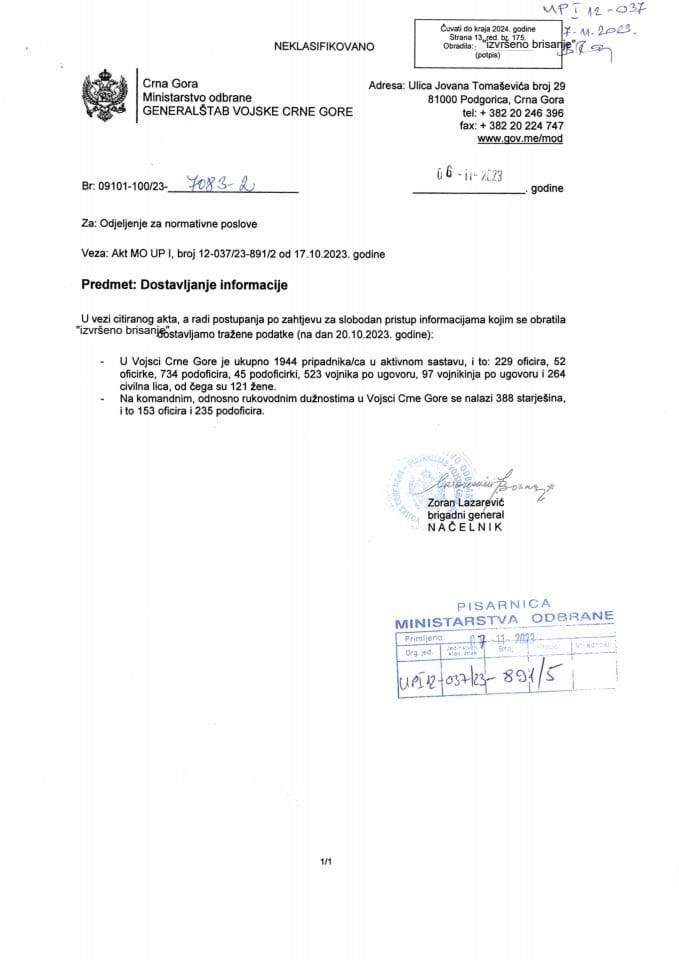 Инф.по рјешењу УПИ 12-037/23-891/6