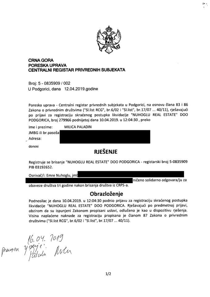 Informacija II 05/02-UP-378/4-24