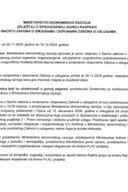 Извјештај о спроведеној јавној расправи за Предлог закона о измјени и допуни Закона о услугама