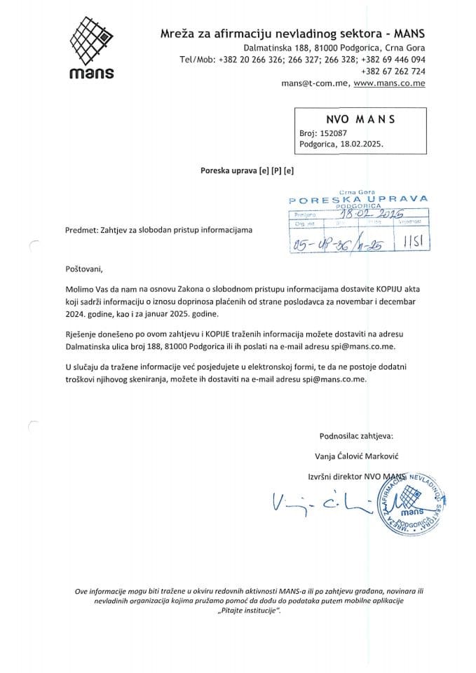 Рјесење 05/02-УП-36/2-25