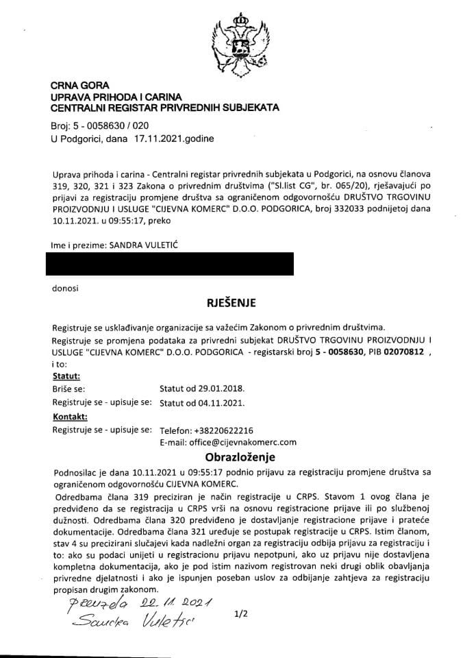Informacija III 05/02-UP-366/5-24