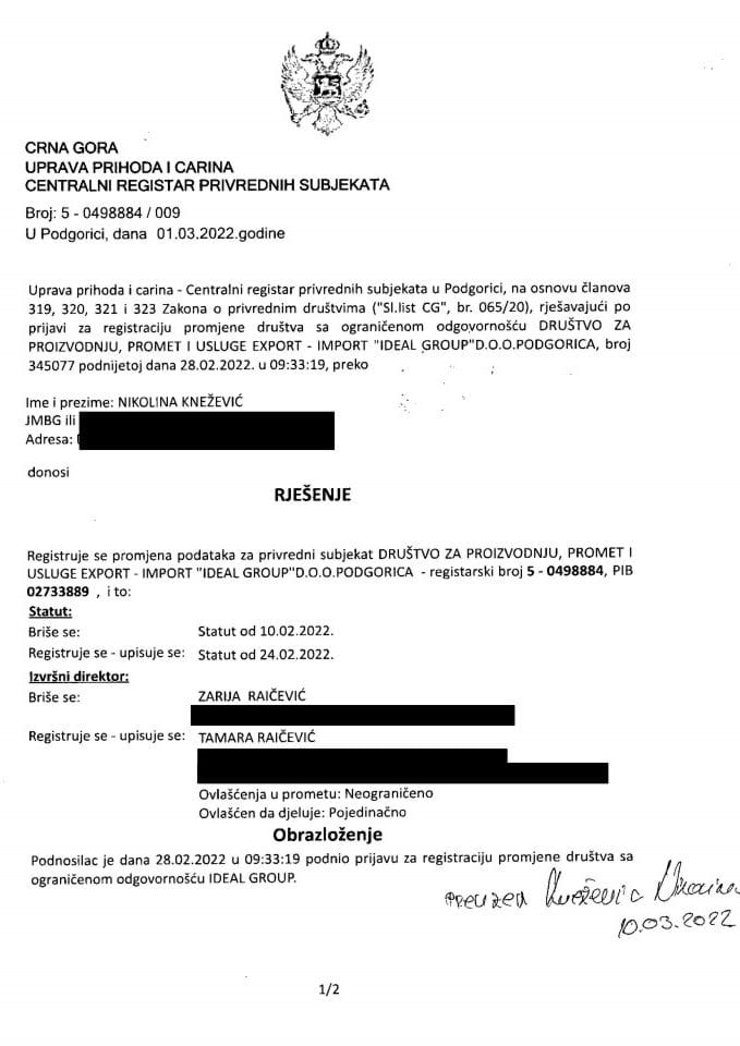 Informacija XII 05/02-UP-41/4-25