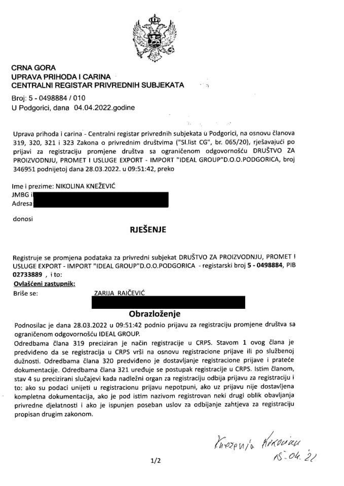 Informacija XIII 05/02-UP-41/4-25