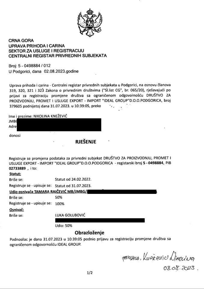 Informacija XV 05/02-UP-41/4-25