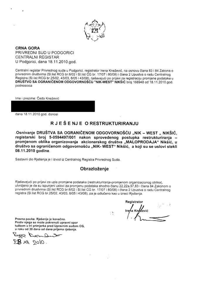 Informacija III 05/02-UP-53/4-25