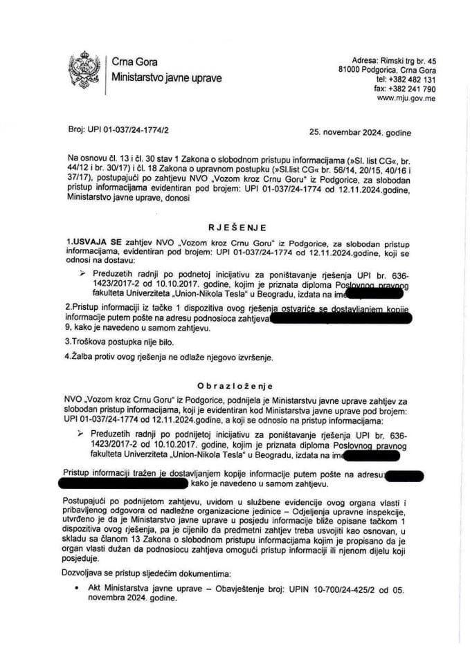 SPI-RJEŠENJE NVO VOZOM KROZ CRNU GORU-1774