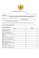 Prijava za upis u matični registar rođenih i registar crnogorskih državljana