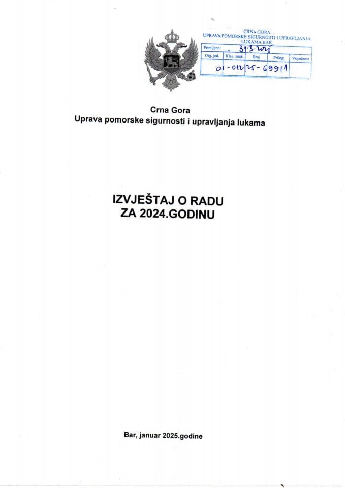 IZVJEŠTAJ O RADU ZA 2024.GODINU