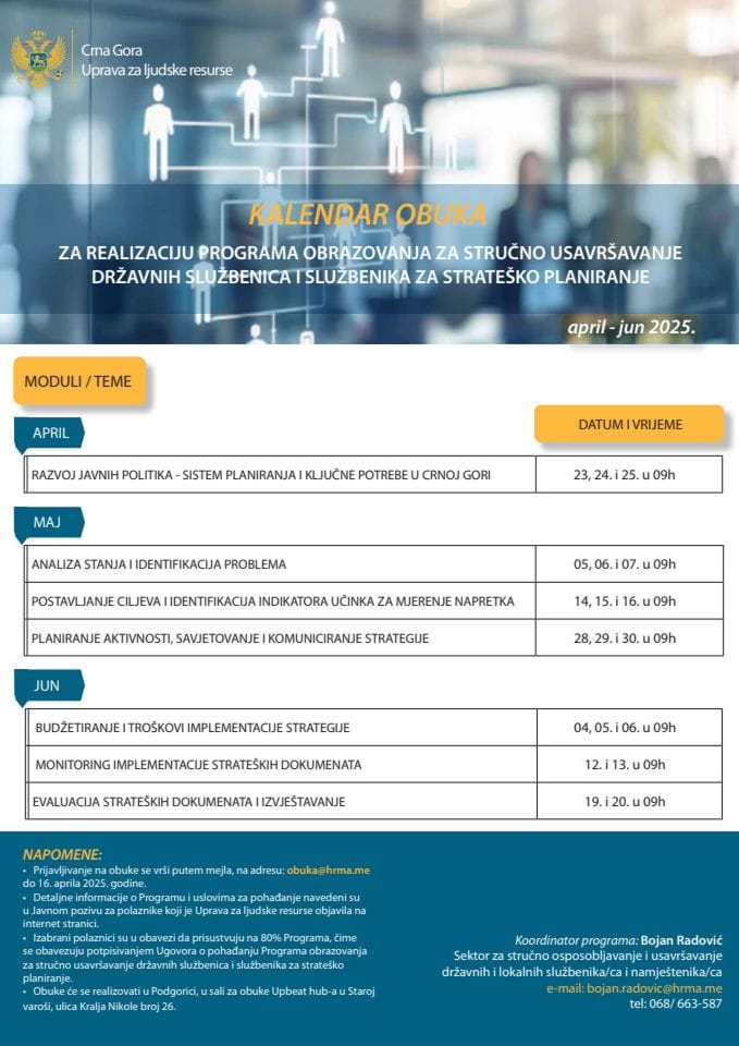 КАЛЕНДАР  стратешко 2025.