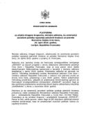 Predlog platforme za učešće Dragana Krapovića, ministra odbrane, na ceremoniji povodom početka izgradnje patrolnih brodova za potrebe Mornarice Vojske Crne Gore, 24. april 2025. godine, Lorijen, Republika Francuska