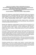 Предлог платформе о учешћу црногорске делегације коју предводи министарка рада, запошљавања и социјалног дијалога Наида Нишић на Регионалној конференцији „Унапређење квалитета рада и живота кроз ефикасан социјални дијалог на Западном Балкану“