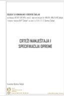 Цртежи намјештаја и спецификација опреме