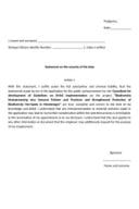 Министарство екологије, одрживог развоја и развоја сјевера расписује јавни оглас за позицију консултанта за израду Водича за ЕМАС у оквиру ГЕФ 7 пројекта - Аннеx-2-статемент_Цонсултант Гуиделинес фор ЕМАС