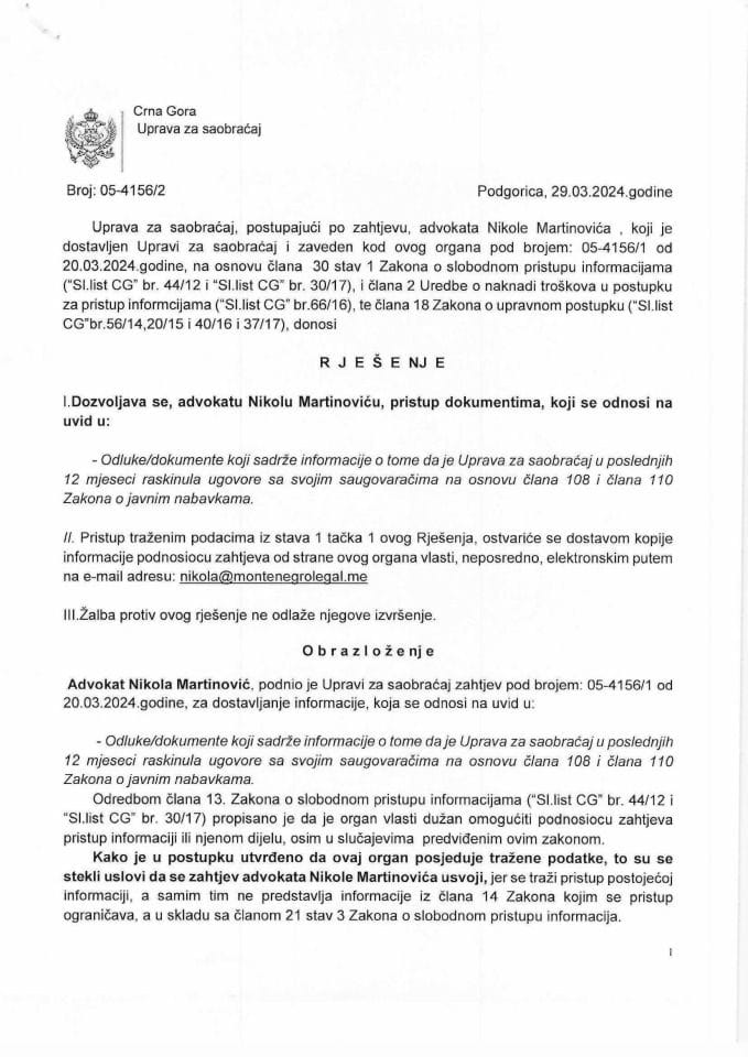 Advokat Nikola Martinović 05 4156