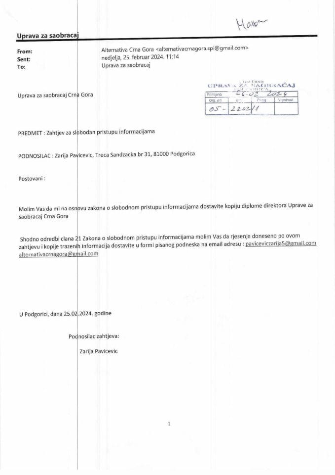 Institut Alternativa  Zarija Pavićević 05 2202