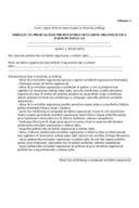 Јавни позив за предлагање представника невладине организације за рад у Радној групи за израду Закона о одрживом развоју - Образац 2