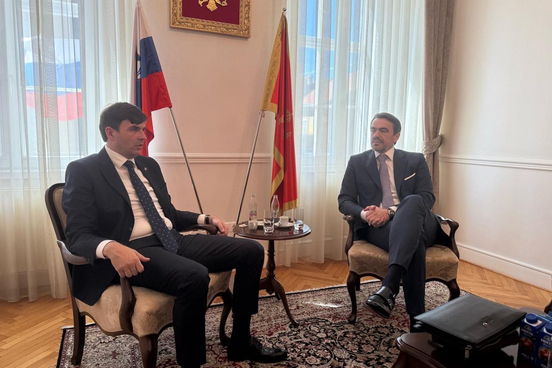 Azemović u službenoj posjeti Sloveniji: Razgovarao sa počasnim konzulom Crne Gore u Sloveniji Vojislavom Kovačem