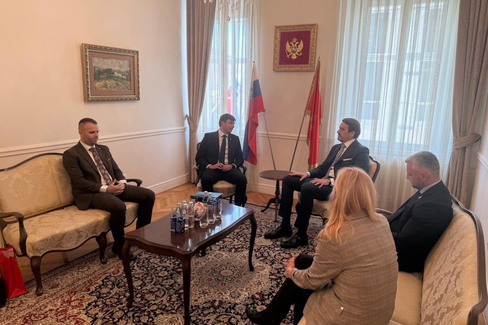 Azemović u službenoj posjeti Sloveniji: Razgovarao sa počasnim konzulom Crne Gore u Sloveniji Vojislavom Kovačem