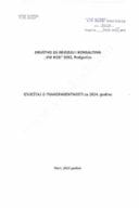 Izvještaj o transparentnosti za 2024. godinu - Društvo za reviziju i konsalting VM KOD d.o.o. Podgorica