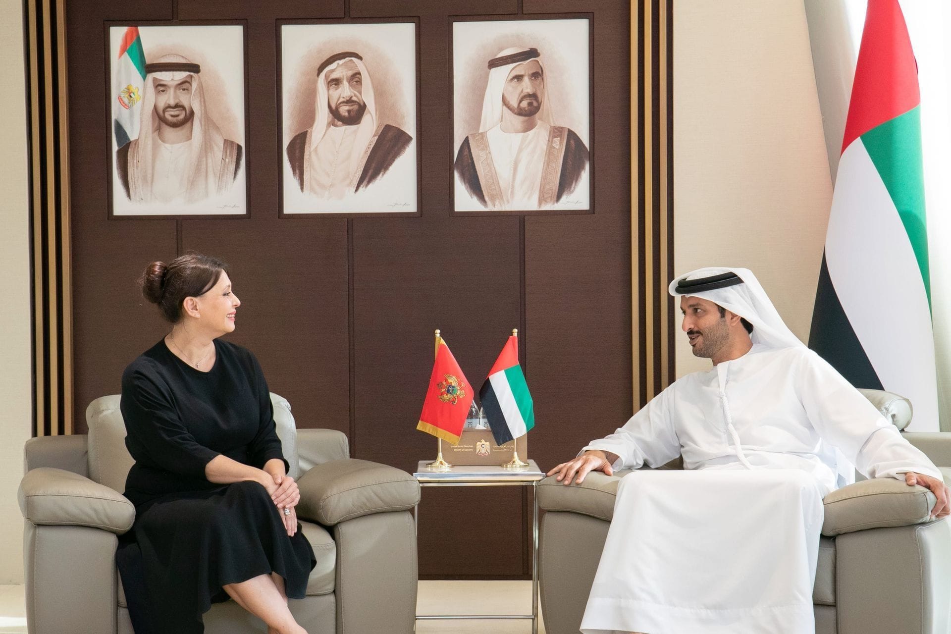 Kordić i Žižić sa ministrom ekonomije UAE