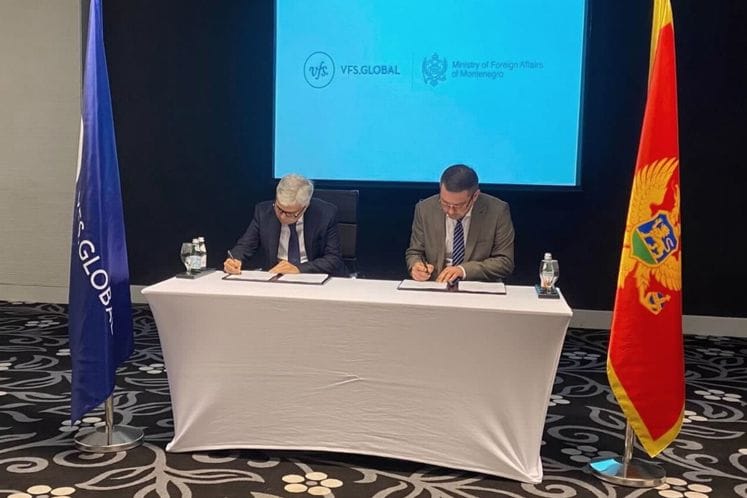 Potpisivanje sporazuma sa VFS Global