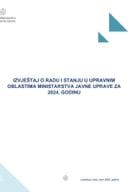 Izvještaj o radu i stanju u upravnim oblastima Ministarstva javne uprave za 2024. godinu