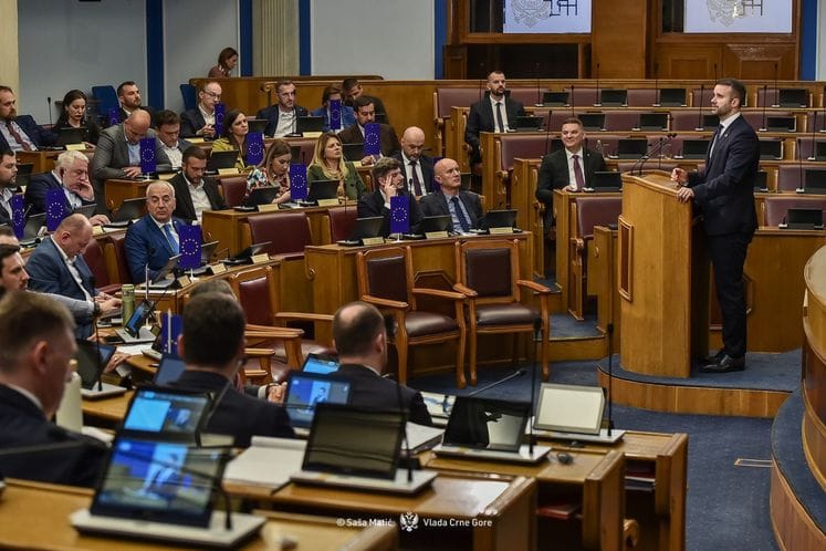 Milojko Spajić - izlaganje u Skupštini Crne Gore povodom rekonstrukcije 44. Vlade Crne Gore
