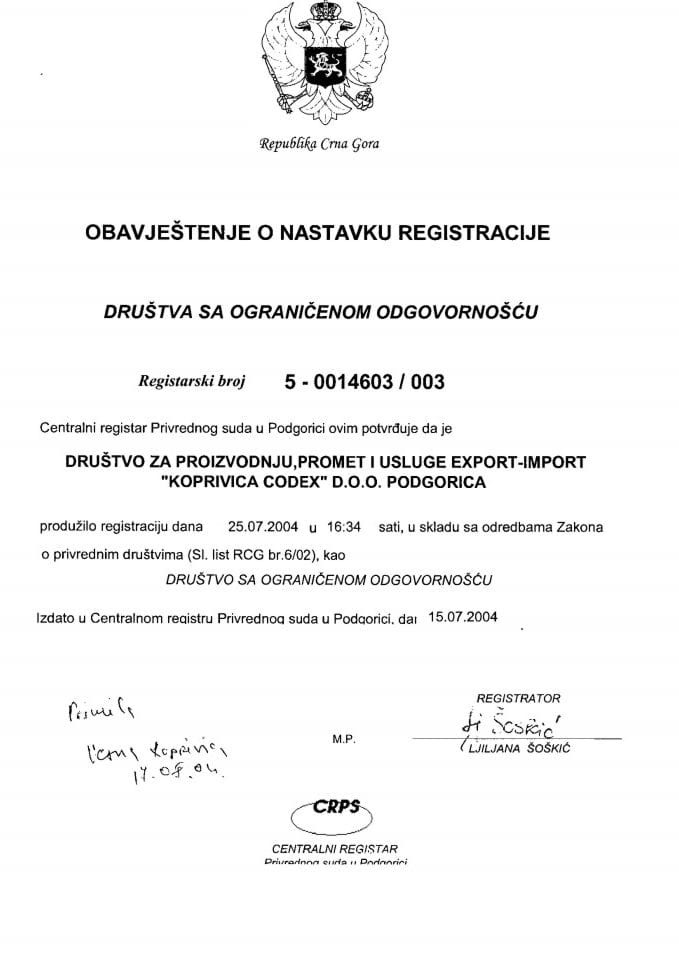 Informacija IV 05/02-UP-73/4-25