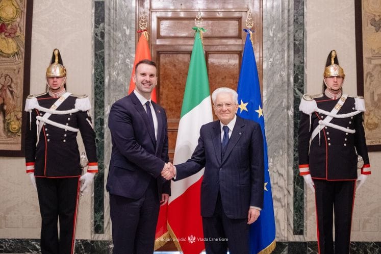 Milojko Spajić - Serđo Matarela, predsjednik Italije