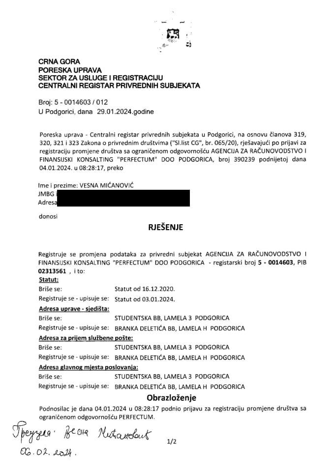 Informacija XIII 05/02-UP-73/4-25