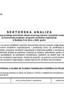 Sektorska analiza - saobraćaj bezbjednost u saobraćaju - 2026