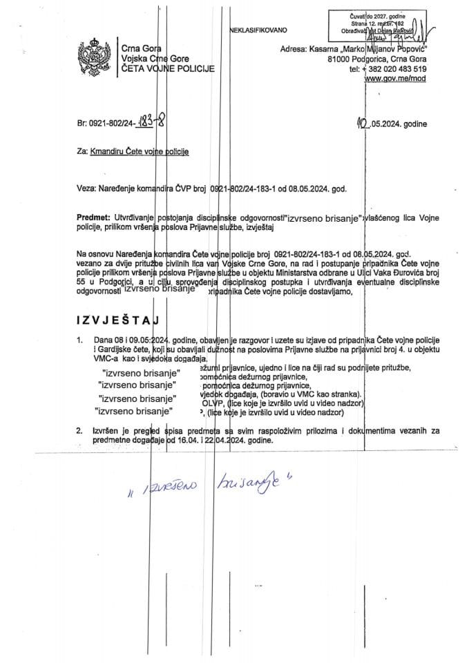 Инф.  по рјешењу УП И 12-037/24-1763 / 4