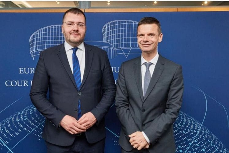 Potpredsjednik Koprivica sa predsjednikom Evropskog suda za ljudska prava u Strazburu Markom Bošnjakom