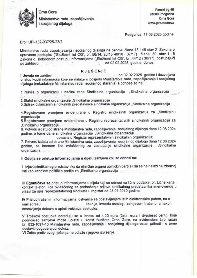 Rješenje br. UPI-152-037-25-23-2