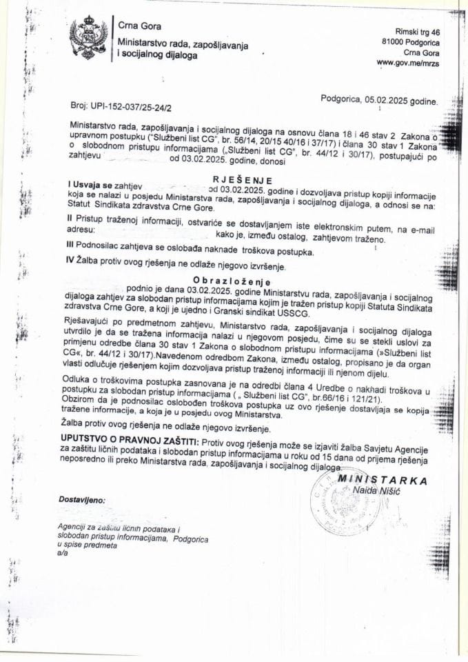 Rješenje br. UPI-152-037-25-24-2