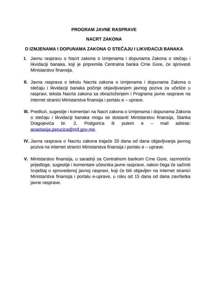 Program javne rasprave