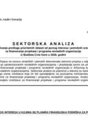 Sektorska analiza Konkurs NVO ZA 2026. godinu - srednje obrazovanje
