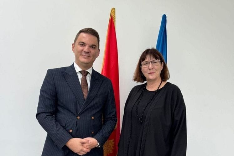 Susret: Ministra Admira Šahmanovića i Nj.E Don Meken ambasadorke Velike Britanije u Crnoj Gori
