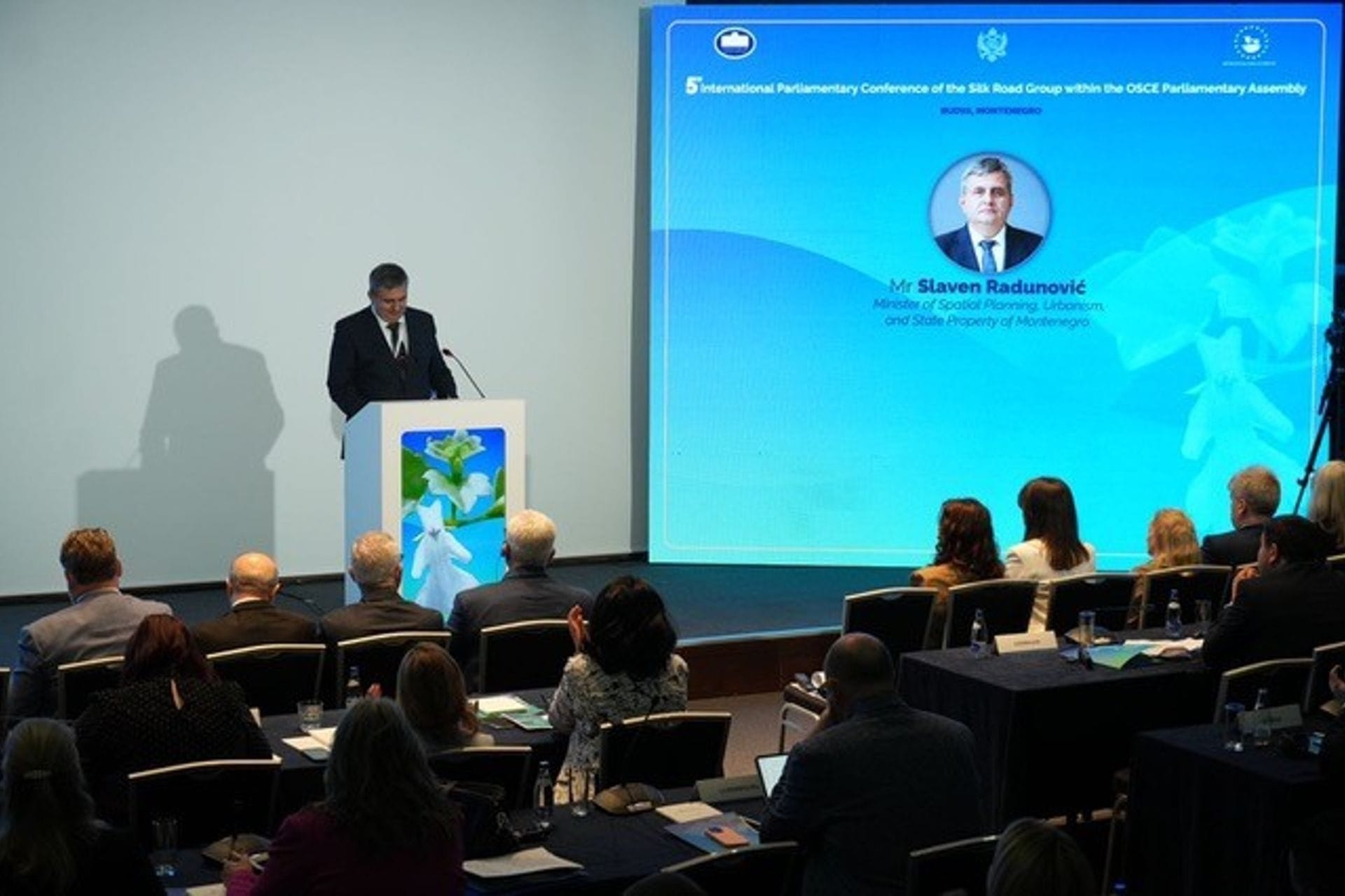 Ministar Slaven Radunović govorio na Petoj međunarodnoj konferenciji Grupe za Put svile Parlamentarne skupštine OEBS-a